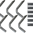 Load image into Gallery viewer, Lund 10-12 Chevy Colorado Ext. Cab EZ Running Board Mounting Bracket Kit - Brite