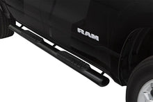 Load image into Gallery viewer, Lund 10-17 Dodge Ram 2500 Crew Cab 4in. Oval Straight Steel Nerf Bars - Black - Detail View