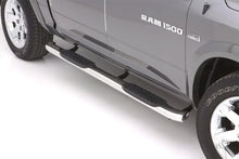 Load image into Gallery viewer, Lund 10-17 Dodge Ram 2500 Crew Cab 5in. Curved Oval SS Nerf Bars - Polished - Side View