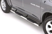 Load image into Gallery viewer, Lund 10-17 Dodge Ram 2500 Crew Cab 5in. Oval Straight SS Nerf Bars - Polished - Installation View