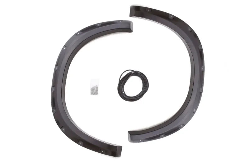 Lund 10-17 Dodge Ram 2500 RX-Rivet Style Smooth Elite Series Fender Flares - Black (2 Pc.) - Main Product View