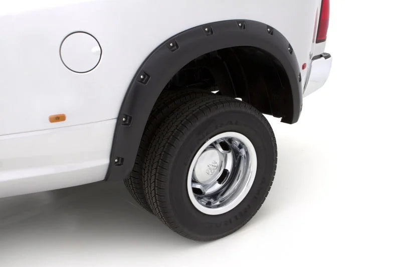Lund 10-17 Dodge Ram 2500 RX-Rivet Style Smooth Elite Series Fender Flares - Black (2 Pc.) - Side View