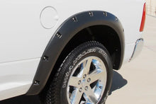 Load image into Gallery viewer, Lund 10-17 Dodge Ram 2500 RX-Rivet Style Smooth Elite Series Fender Flares - Black (2 Pc.) - Back View