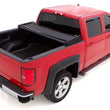 Load image into Gallery viewer, Lund 14-17 Chevy Silverado 1500 (8ft. Bed) Genesis Elite Tri-Fold Tonneau Cover - Black - Back View
