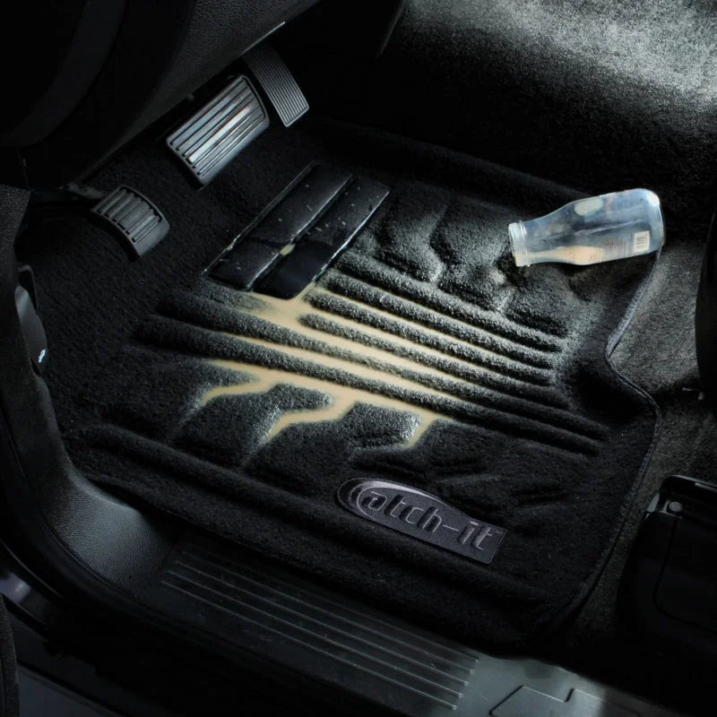 Lund 14-17 Nissan Altima Catch-It Carpet Front Floor Liner - Black (2 Pc.) - Additional View 5