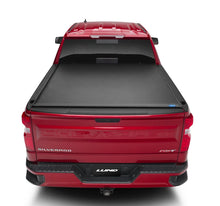 Load image into Gallery viewer, Lund 15-17 Chevy Colorado (5ft. Bed) Genesis Roll Up Tonneau Cover - Black - Side View