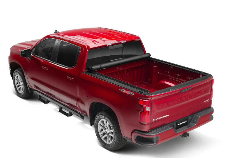 Lund 15-17 Chevy Colorado (6ft. Bed) Genesis Roll Up Tonneau Cover - Black - Installation View