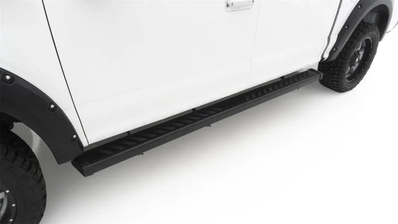 Lund 15-18 Ford F-150 SuperCrew Summit Ridge 2.0 Running Boards - Black - Back View