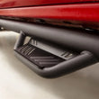 Load image into Gallery viewer, Lund 16-17 Nissan Titan XD Crew Cab Terrain HX Step Nerf Bars - Black - Back View