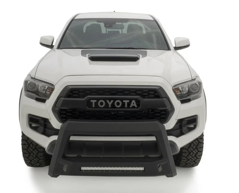 Lund 16-17 Toyota Tacoma Revolution Bull Bar - Black - Installation View