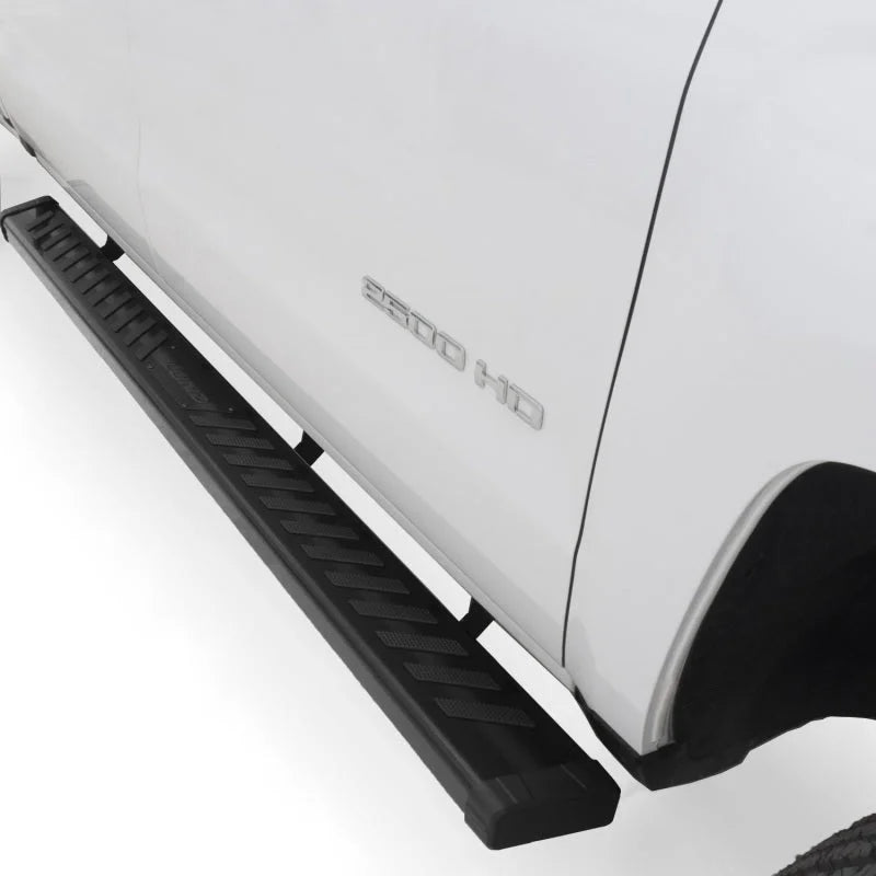Lund 17-23 Ford F-250/350/450 Super Duty Crewcab Summit Ridge 2.0 Running Boards - Black - Back View