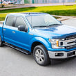Load image into Gallery viewer, Lund 17-23 Ford F-250/350/450 Super Duty Crewcab Summit Ridge 2.0 Running Boards - Black - Installation View