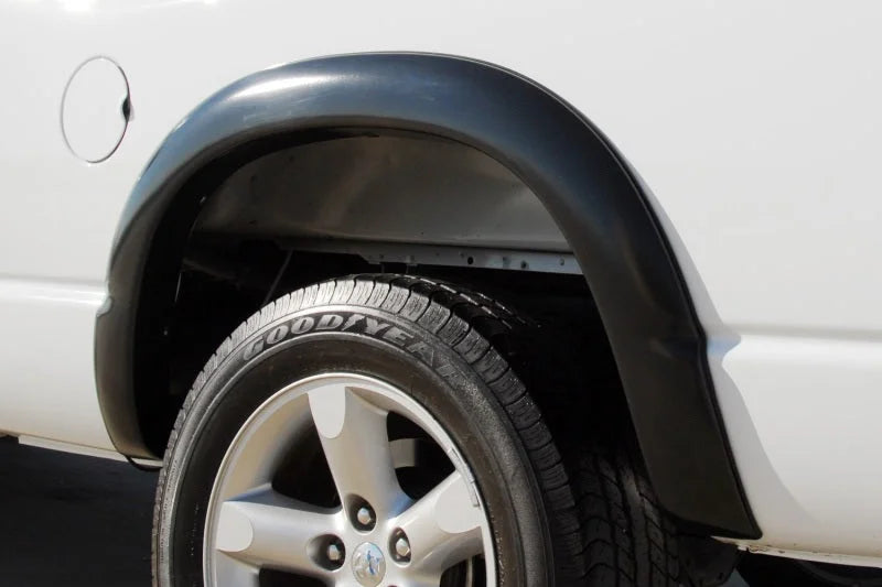 Lund 19-21 Chevy Silverado 1500 SX-Sport Smooth Elite Series Rear Fender Flares - Black (2 Pc.) - Back View