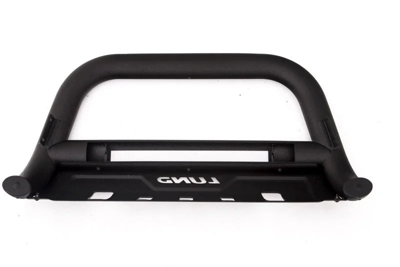 Lund 19-22 Chevrolet Silverado 1500 (Excl. 2019 LD) Bull Bar w/ Light & Wiring-Blk - Black - Additional View 6