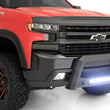 Load image into Gallery viewer, Lund 19-22 Chevrolet/GMC Silverado/Sierra 1500 Revolution Bull Bar - Black - Installation View