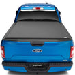 Load image into Gallery viewer, Lund 19-23 Ford Ranger (5ft Bed) Genesis Elite Roll Up Tonneau Cover - Black - Back View