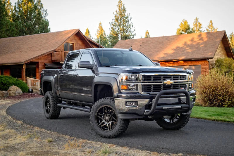 Lund 20-22 Chevrolet Silverado 2500HD/3500HD Bull Bar w/Light & Wiring - Black - Additional View 6