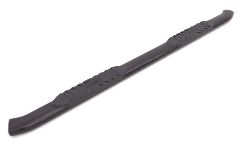 Lund 2007+ Toyota Tundra Access Cab 5in Oval Curved Steel Nerf Bars - Black - Main Product View