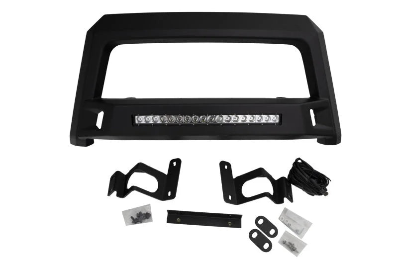 Lund 2017-2019 Ford F-250 Super Duty Revolution Bull Bar - Black - Main Product View