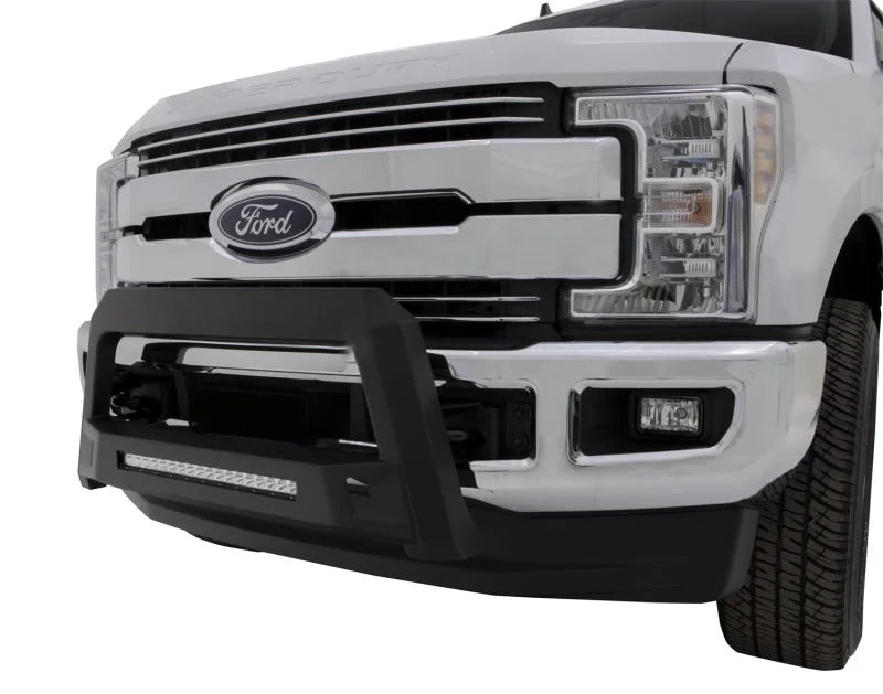 Lund 2017-2019 Ford F-250 Super Duty Revolution Bull Bar - Black - Back View