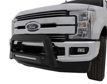 Load image into Gallery viewer, Lund 2017-2019 Ford F-250 Super Duty Revolution Bull Bar - Black - Back View