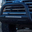 Load image into Gallery viewer, Lund 2017 Ford F-250 Super Duty Bull Bar w/Light &amp; Wiring - Black - Installation View
