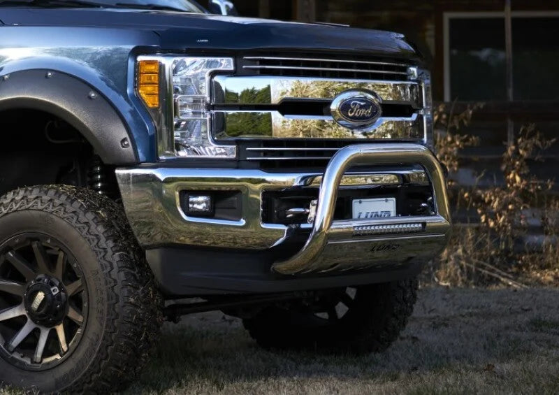 Lund 2017 Ford F-250 Super Duty Bull Bar w/Light & Wiring - Polished - Additional View 5