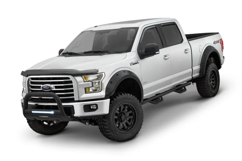 Lund 2017 Ford F-250 Super Duty RX-Rivet Textured Elite Series Fender Flares - Black (4 Pc.) - Side View