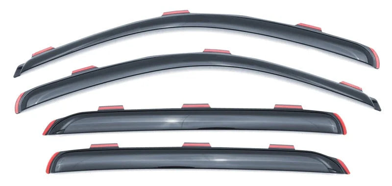 Lund 2017 Nissan Titan Crew Cab Ventvisor Elite Window Deflectors - Smoke (4 Pc.) - Main Product View