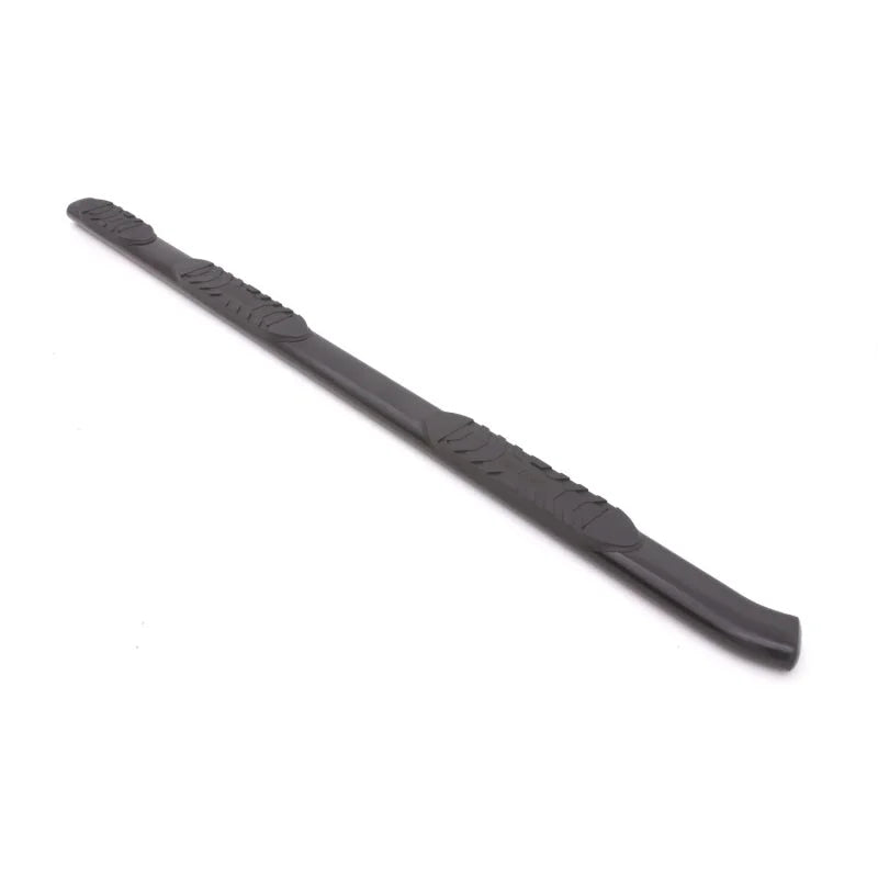 Lund 2019 Chevy Silverado 1500 CC (5.5in Bed Rocker Panel) 5in. Oval WTW Steel Nerf Bars - Black - Main Product View