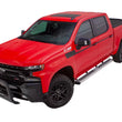 Load image into Gallery viewer, Lund 2019 Chevy Silverado 1500 Crew Cab Summit Ridge 2.0 Running Boards - Stainless - Back View
