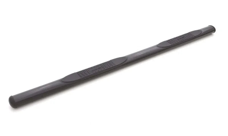Lund 2019 Chevy Silverado 1500 Double Cab 4In Oval Straight Steel Nerf Bars - Black - Main Product View