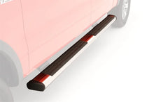 Load image into Gallery viewer, Lund 2019 Chevy Silverado 1500 Ext. Cab (Rocker Panel Mount) 6in Oval Straight SS Nerf Bars-Polished - Side View