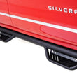 Load image into Gallery viewer, Lund 2019 Ford Ranger Crew Cab Terrain HX Step Nerf Bars - Black - Back View