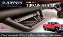 Load image into Gallery viewer, Lund 2019 Ford Ranger Crew Cab Terrain HX Step Nerf Bars - Black - Additional View 8