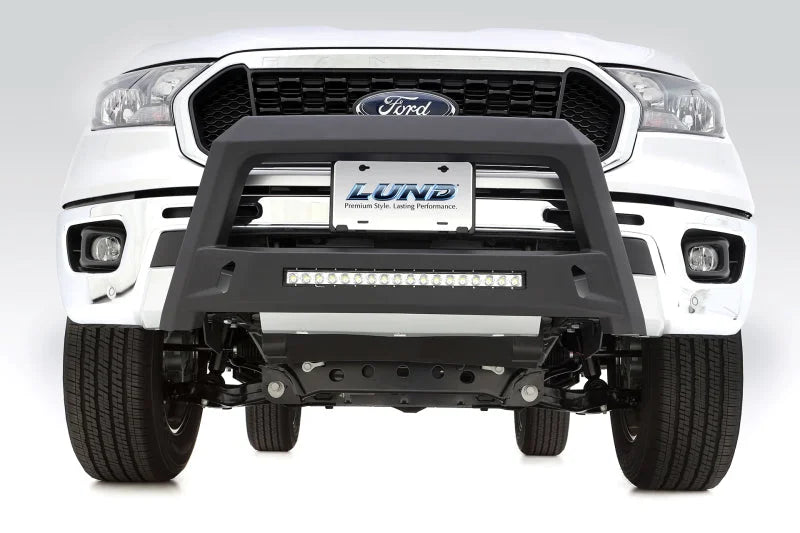 Lund 2019 Ford Ranger Revolution Bull Bar - Black - Back View