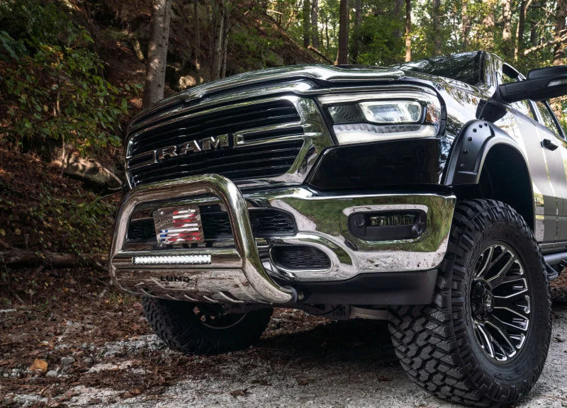 Lund 2019 RAM 1500 Bull Bar w/Light & Wiring - Polished - Additional View 6