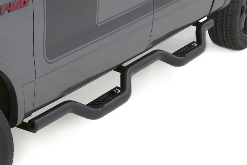 Lund 2019 Ram 1500 Crew Cab Latitude Nerf Bars - Polished - Side View