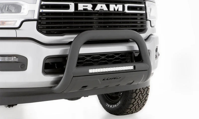 Lund 2020 RAM 2500 Bull Bar w/Light & Wiring - Black - Main Product View