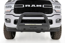 Load image into Gallery viewer, Lund 2020 RAM 2500 Bull Bar w/Light &amp; Wiring - Black - Installation View