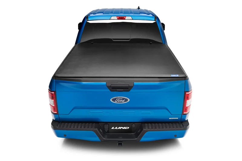 Lund 22-23 Nissan Frontier 6ft. Bed - Genesis Tri-Fold Tonneau Cover - Black - Back View