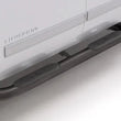 Load image into Gallery viewer, Lund 05-17 Toyota Tacoma Access Cab 4in. Oval Curved Steel Nerf Bars - Black - Side View
