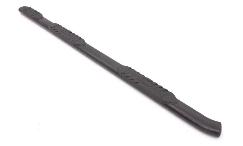 Lund 2019 Chevy Silverado 1500 Crew Cab 5In Oval Wheel to Wheel Steel Nerf Bars - Black - Detail View