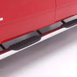Load image into Gallery viewer, Lund 07-17 Chevy Silverado 1500 Ext. Cab 5in. Curved Oval SS Nerf Bars - Polished - Installation View