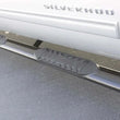 Load image into Gallery viewer, Lund 07-17 Toyota Tundra CrewMax 5in. Oval Straight SS Nerf Bars - Polished - Side View