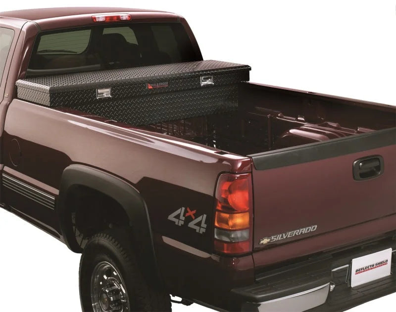 Lund 67-99 Chevy CK Challenger Tool Box - Black - Side View