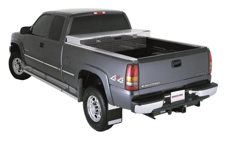 Lund 67-99 Chevy CK Challenger Tool Box - Brite - Side View
