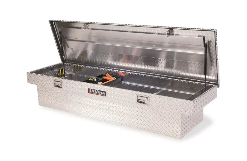 Lund 67-99 Chevy CK Ultima Deep Single Lid Crossover Tool Box - Brite - Main Product View