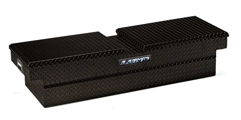 Lund 67-99 Chevy CK Ultima Dual Lid Gull Wing Crossover Tool Box - Black - Main Product View