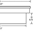 Load image into Gallery viewer, Lund 82-05 Chevy S10 (Long Bed) Ultima Single Lid Crossover Tool Box - Brite - Back View